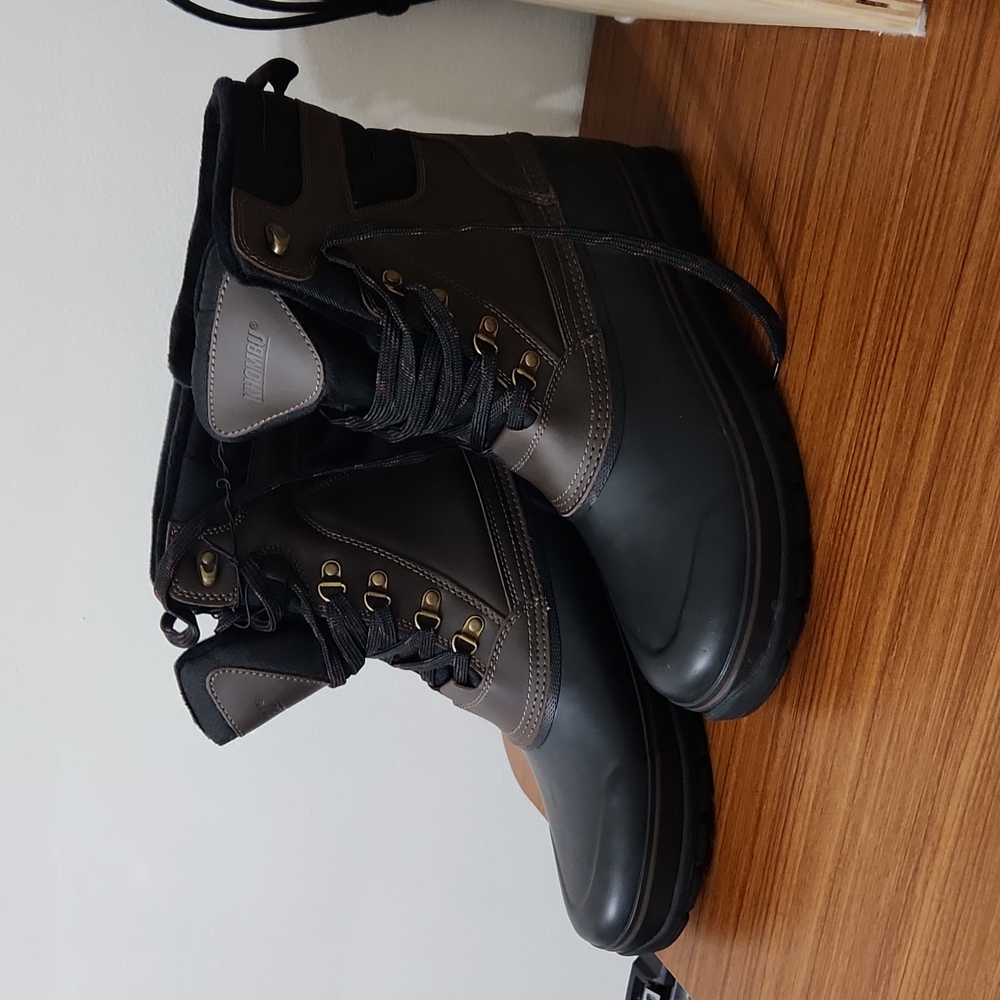 Men's 12 Brown Khombu Waterproof Snow boots
